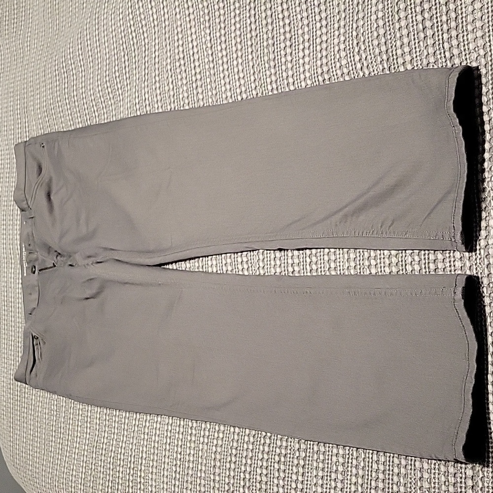 Banana Republic Men's Traveler Slim Fit Stretch 5-pocket Grey Pants 35x32